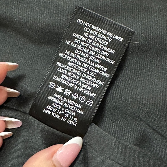 Brand New Alice + Olivia Lincoln Dream Piped Drawstring Blazer - Picture 5 of 12